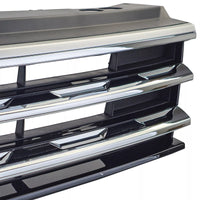 Griglia radiatore nera + barre cromate per Vw Tiguan II 2016-2020