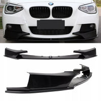 Spoiler anteriore lama anteriore Nero per BMW F20 F21 prefacelift 11-15