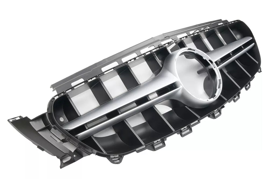 Griglia sportiva radiatore per Mercedes W213 C238 Classe E Argento