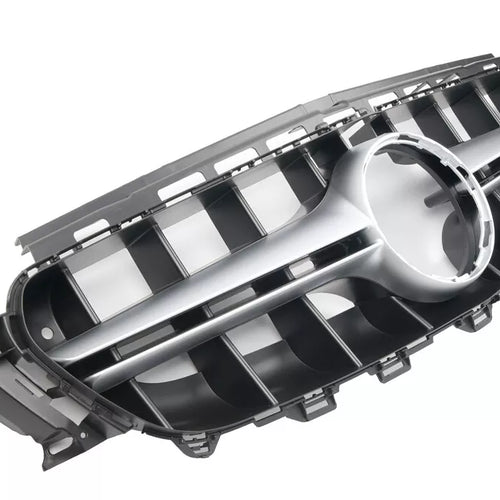 Griglia sportiva radiatore per Mercedes W213 C238 Classe E Argento