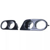 Parafanghi fendinebbia paraurti nero lucido, per BMW Serie 3 E46