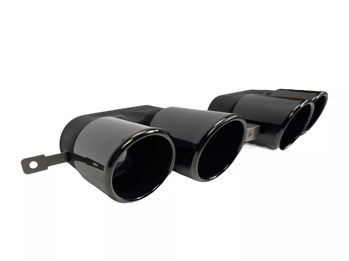 DIFFUSORE + MASCHERINE SCARICO NERO per BMW SERIE 3 G20/G20 2019-2022 con M – vista 3