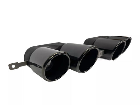 DIFFUSORE + MASCHERINE SCARICO NERO per BMW SERIE 3 G20/G20 2019-2022 con M – vista 3