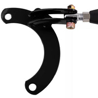 Barra alluminio nera anteriore 3 pz regolabile, per Peugeot 206 + CC SW 98-08