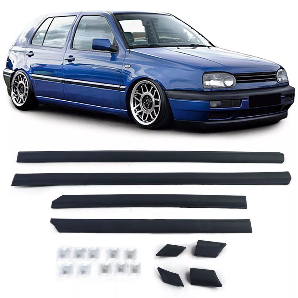 Modanature modanature portiere paraurti 8 pezzi + clip per VW Golf 3 91-97