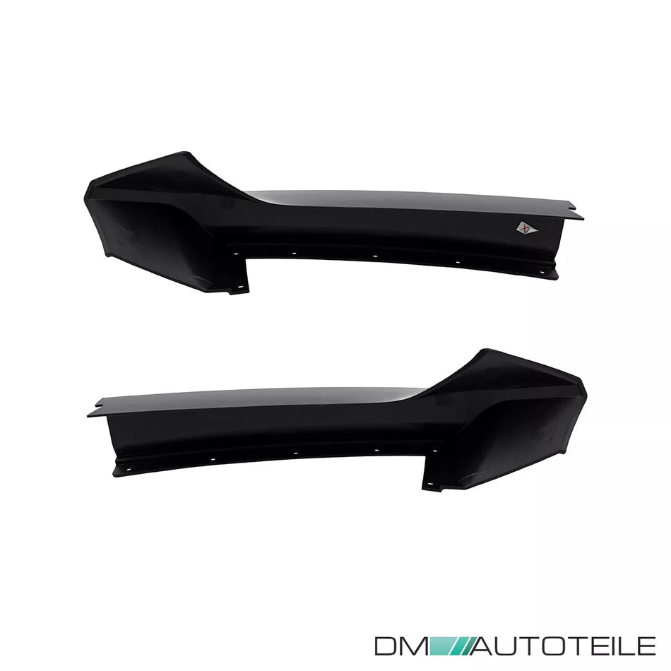 Flaps set spoiler anteriori Nero Lucido per confezione BMW F22 F23 M