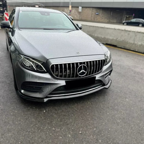 Splitter anteriore Nero Lucido Mercedes Classe E (W213, C238) con TÜV/ 17-20