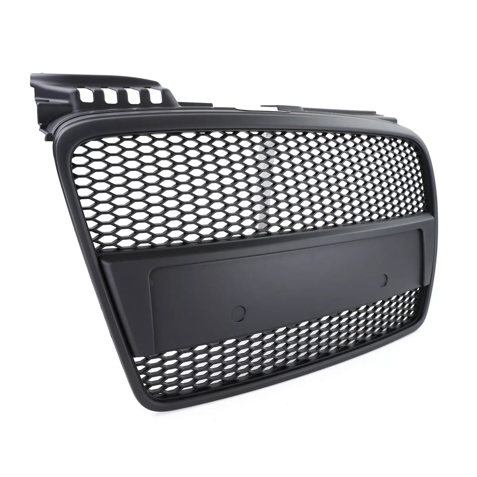 Griglia radiatore a nido d'ape nera per Audi A4 B7 04-07 + Cabrio