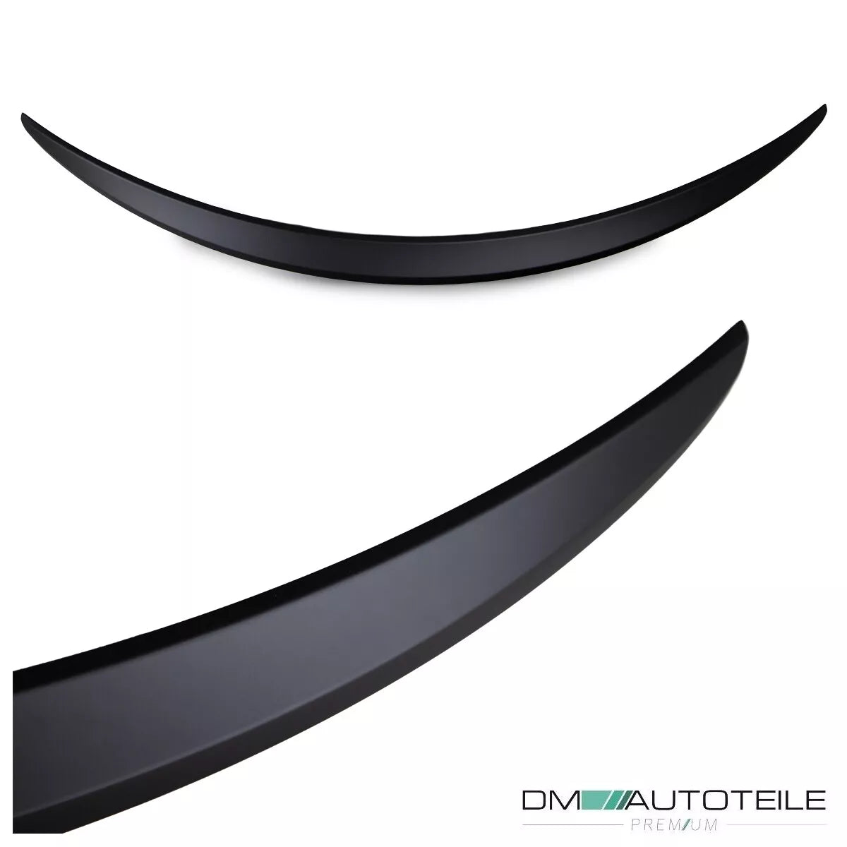 Spoiler Posteriore Bagagliaio Nero Opaco per Mercedes W205 C205 Coupe – vista 3