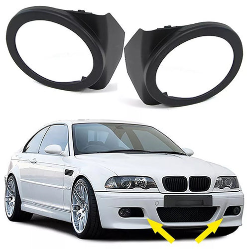 Coppia cover fendinebbia adatte per BMW Serie 3 E46 98-07