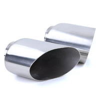terminali acciaio inox lucido adatti, per Porsche 911 993 3.6 200kw 210kw