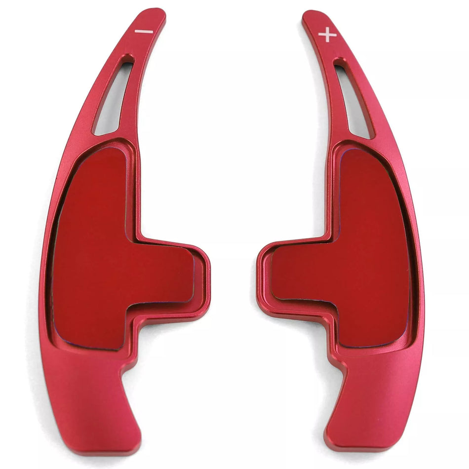 Palette Cambio Alluminio Rosso, per Mercedes AMG A45 W176 C63 W204 E63 W212