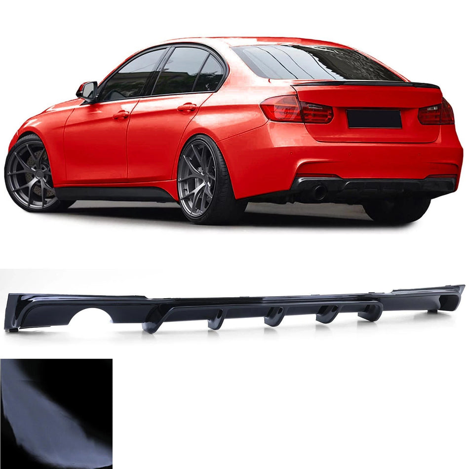 Diffusore posteriore,performance nero lucido,per BMW Serie 3 F30 F31 316 318 320