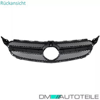 Griglia Nero Lucido + fotocamera per Mercedes W205 S205 14-18 no AMG
