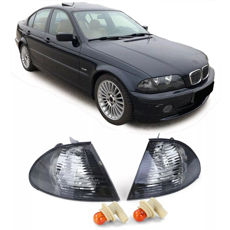 Indicatore di direzione cristallo nero per BMW Serie 3 E46 Berlina Touring 98-01