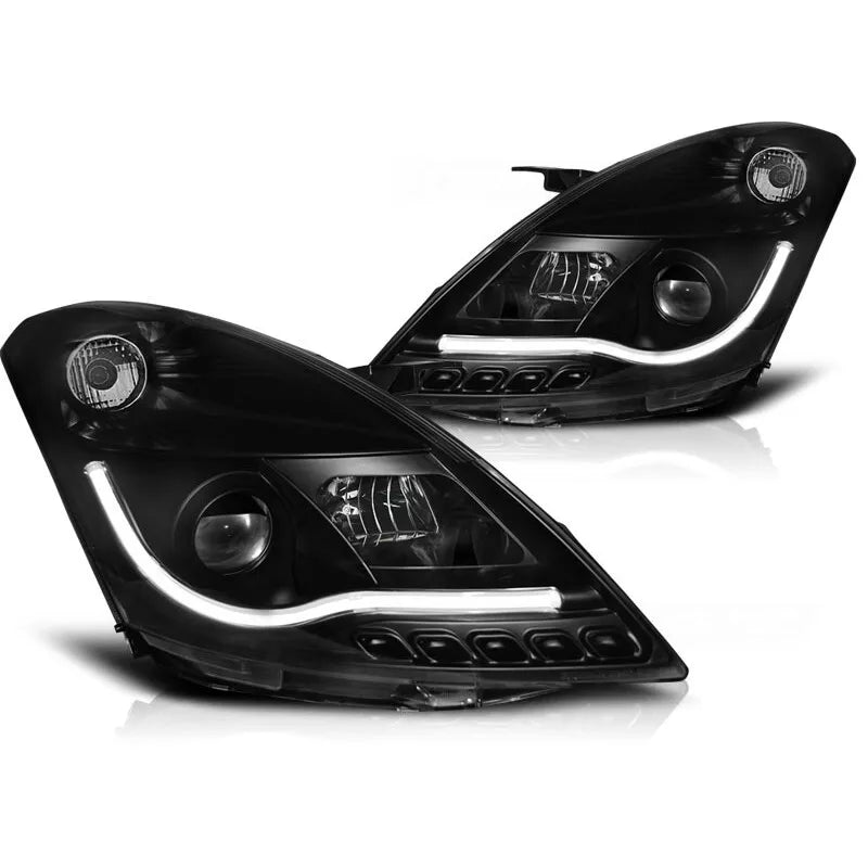 Fari LED luce diurna per Suzuki Swift 5 2010-2016 in Nero