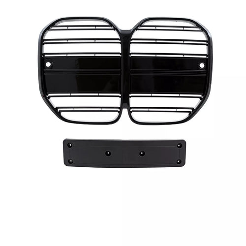 Griglia Sportiva doppia barra nera lucida per BMW Serie 4 G22 G23