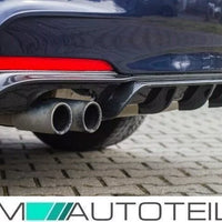 Diffusore posteriore Nero 2 tubi per BMW F30 F31 M Sport