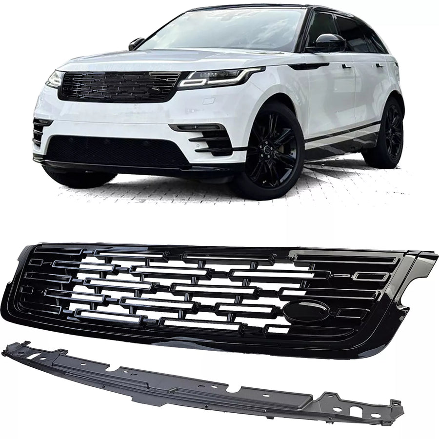 Griglia radiatore upgrade look Nero adatta, per Range Rover Velar L560 17-23