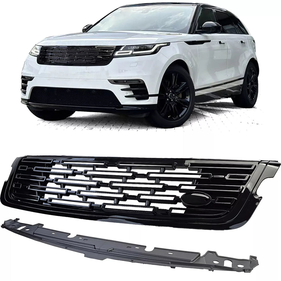 Griglia radiatore upgrade look Nero adatta, per Range Rover Velar L560 17-23
