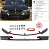 Frontspoiler passt für BMW 3er F30 F31 M-Paket Lippe Schwarz