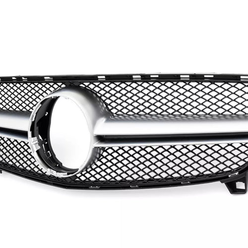 Griglia Radiatore per Mercedes W176 Classe A ARGENTO 15-18 LIFTING