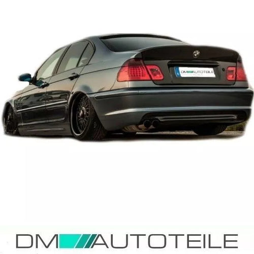 Diffusore posteriore per BMW E46 M coupé cabrio touring Nero