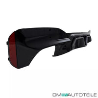 Diffusore posteriore Evo Nero Lucido carbonio per BMW Serie 5 G30 G31 M