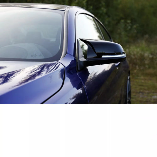 SET TAPPI SPECCHIETTI Nero Opaco seta per BMW F20 F21 F22 F23 F30 F31 F87