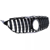 Griglia radiatore sportiva nera lucida per Mercedes Classe C W205 S205 18-21