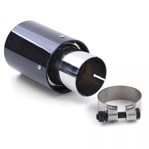 terminali 90 mm sport carbonio nero adatti, per BMW Serie 4 F82 F83 dal 14