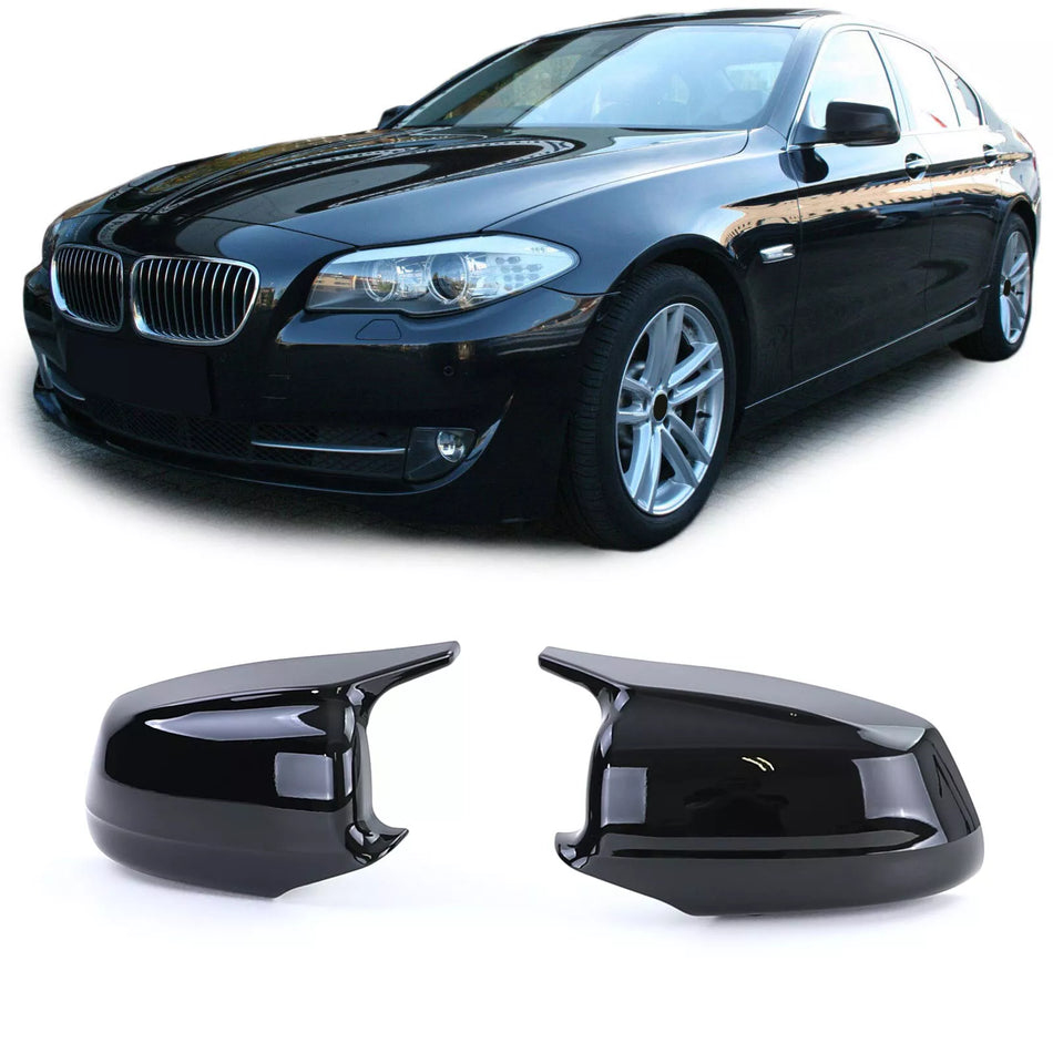 Sostituzione Coprispecchietti Sport Nero Lucido per BMW Serie 5 F10 F11 10-13