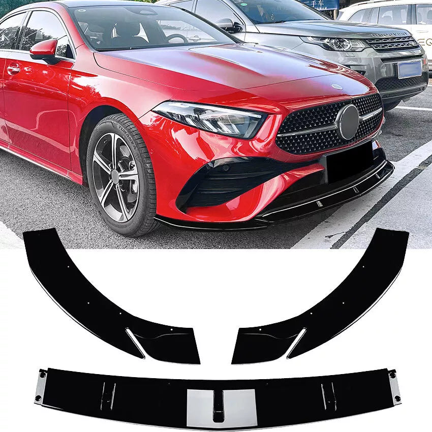 SPOILER ANTERIORE SPOILER NERO per Mercedes W177 Classe A cura del modello