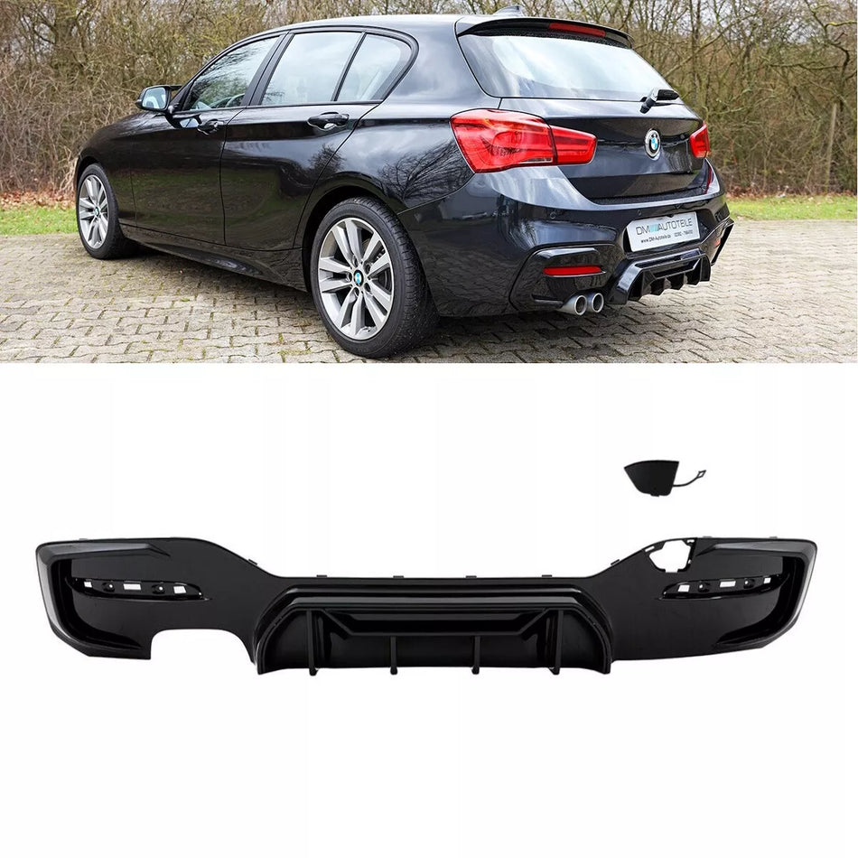 Diffusore Lucido Competition per BMW F20 F21 2 tubi M LCI