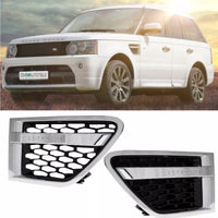 SET Range Rover FACELIFT L320 Griglia Parafango Nero Cromo Lucido 10-13