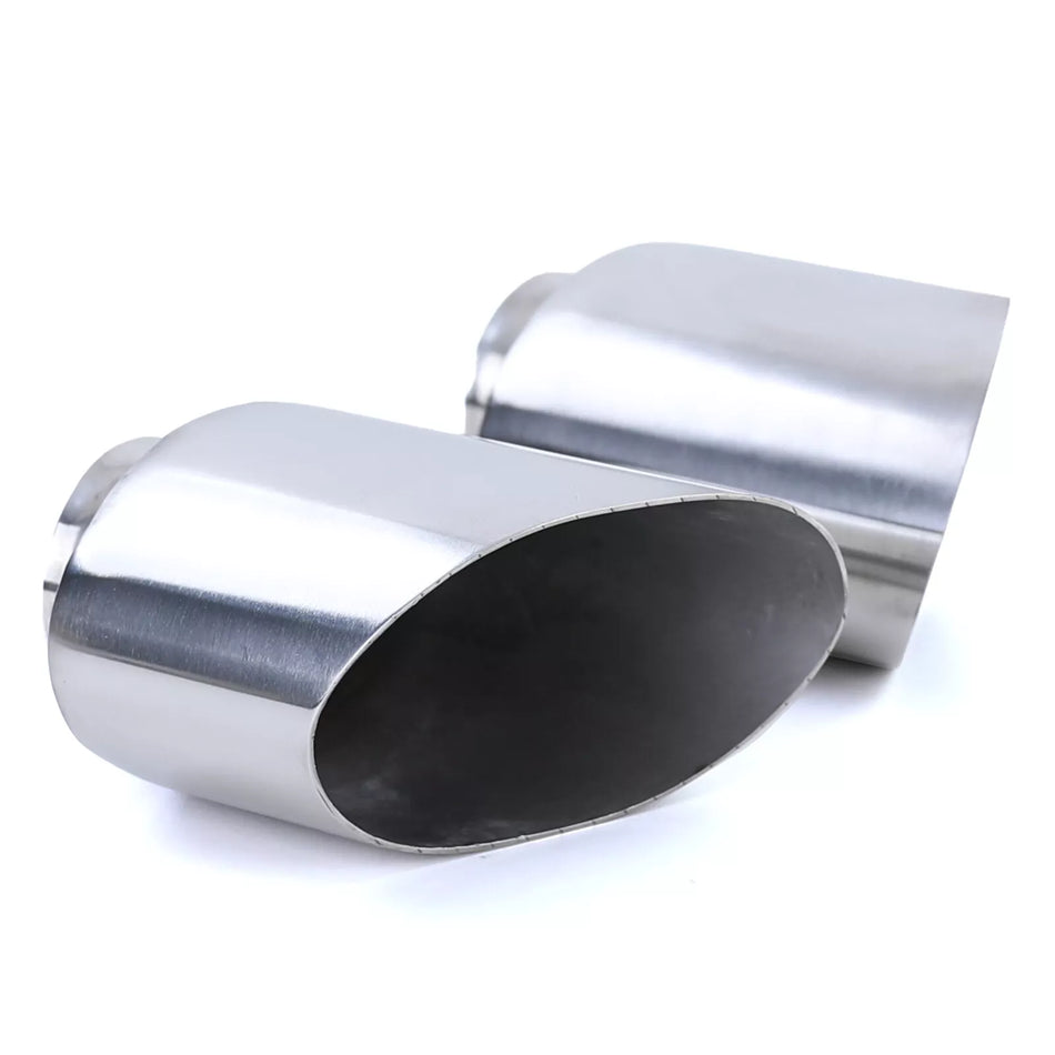terminali acciaio inox lucido adatti per Porsche 911 993 3.6 200kw 210kw