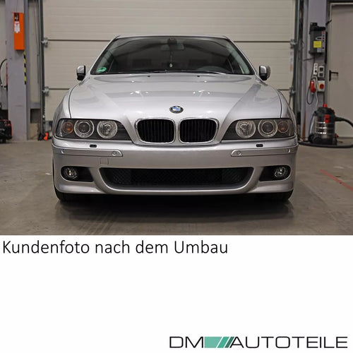 PARAURTI anteriore per SRA PDC nebbia +SET DI MONTAGGIO per BMW E39 tranne M5 M