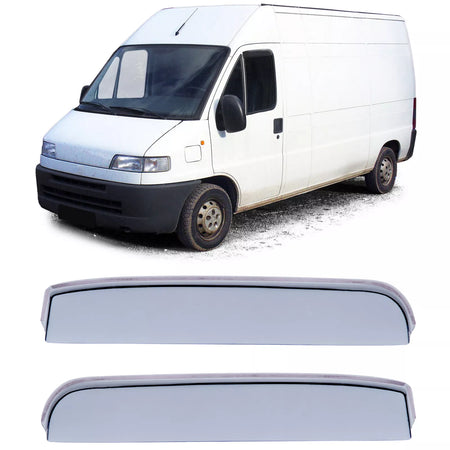 Deflettori Antipioggia Antivento Chiari per Fiat Ducato 2 230 244 94-06