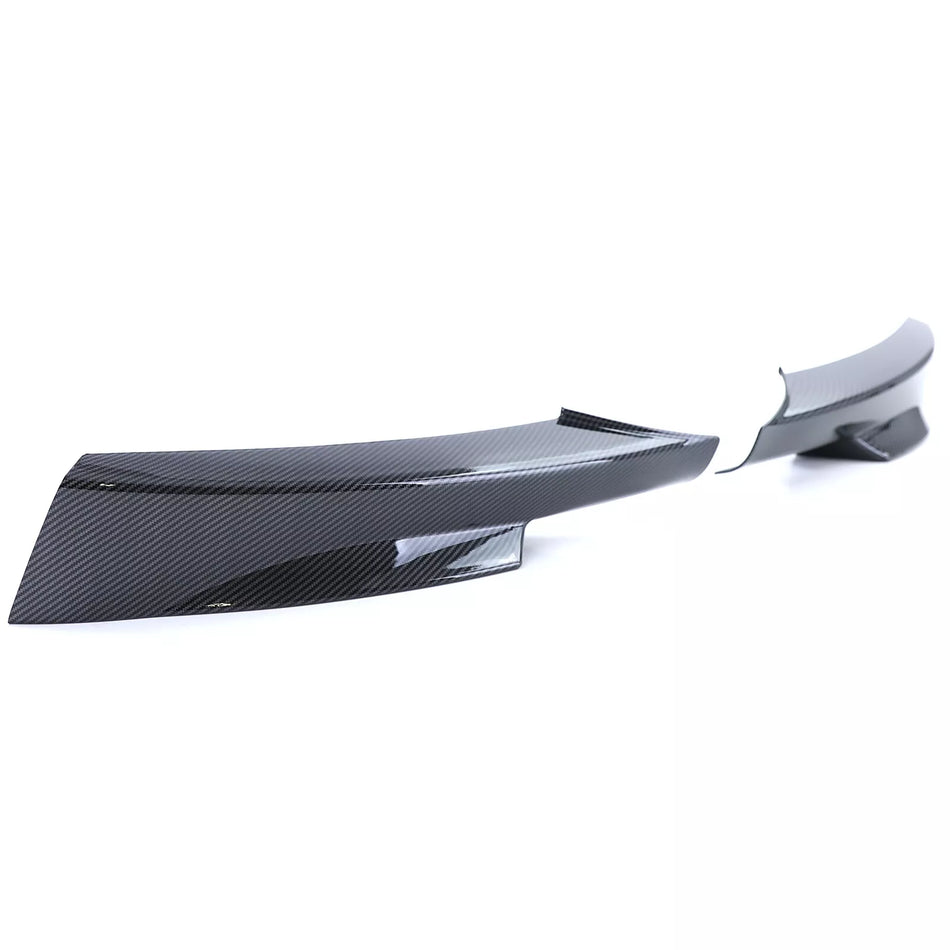 Spoiler anteriore angoli flaps splitter carbon per BMW Serie 3 E90 E91 08-12