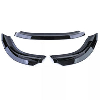 Spoiler anteriore CUP labbro nero lucido per VW Polo 9N3 05-09