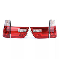Fanali posteriori rosso bianco chiaro adatti, per BMW X5 E53 99-03 prefacelift