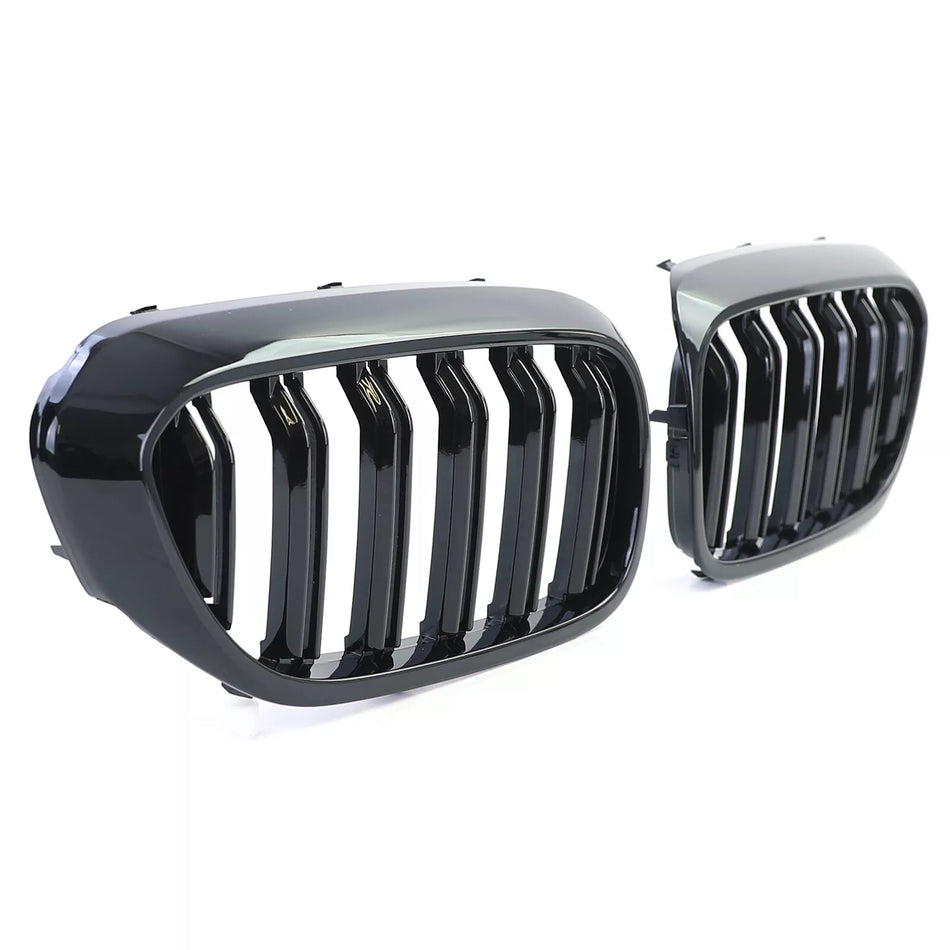 Griglia doppio ponte lucido effetto, performance, per BMW Serie 5 G30 G31 17-20