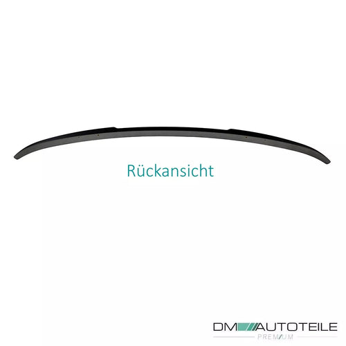 Spoiler Posteriore bagagliaio Nero Opaco per BMW X6 G06