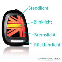 Luci Posteriori LED Smoke Frecce Dinamiche per BMW Mini F55 F56 F57 2014-2019