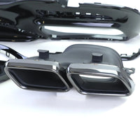 Diffusore Posteriore Sport + Doppi Terminali per Mercedes Classe S W222 17-20