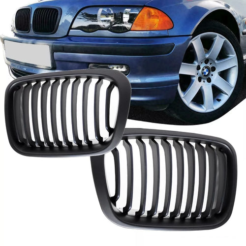 SET 2x Griglia Nero Opaco per BMW E46 Touring 98-01 + Compact