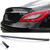 Spoiler posteriore sportivo labbro nero lucido, per Mercedes CLS C218 11-18