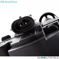 Set fendinebbia vetro fumo Nero H8 BMW F10 F11 2010-2013