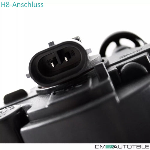 Set fendinebbia vetro fumo Nero H8 BMW F10 F11 2010-2013