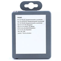 Scatola lampade di ricambio fusibili set lampade H1 H4 H7 10 12V